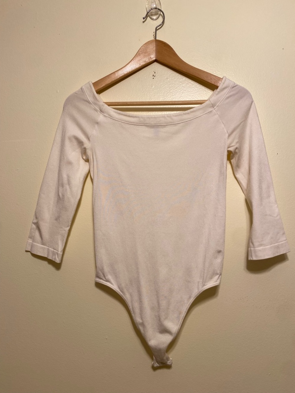 Wolford Classic Cream Bodysuit top . Size M